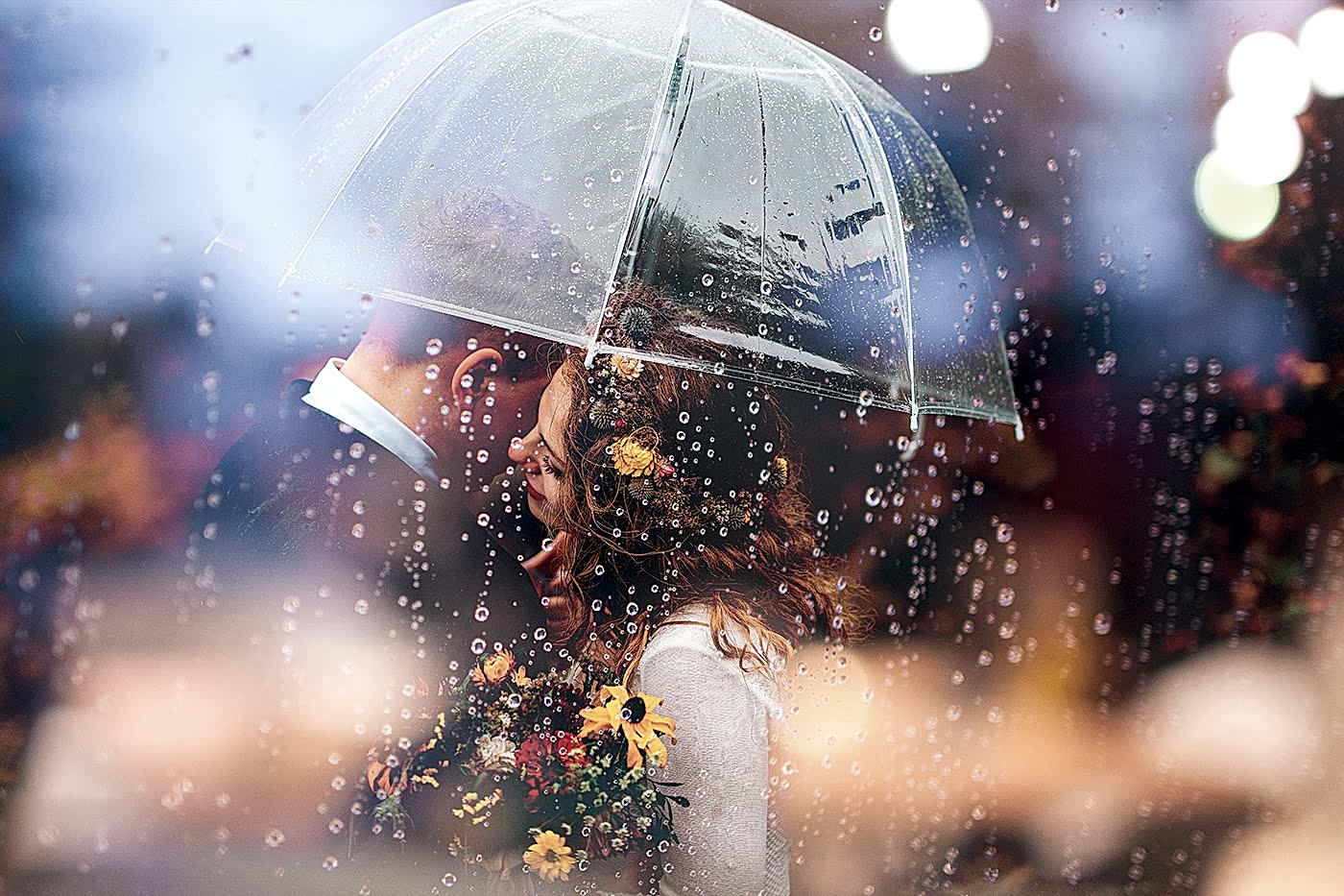 How To Embrace the Rain on your Wedding Day