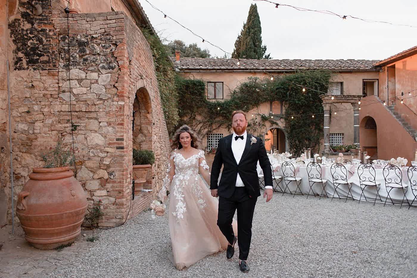 Romantic Wedding in Villa Catignano, Tuscany
