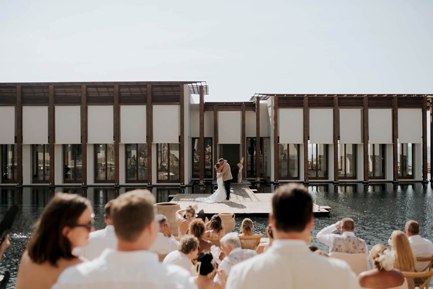 Chantelle & Richard’s Glamorous Wedding at Amirandes, Crete